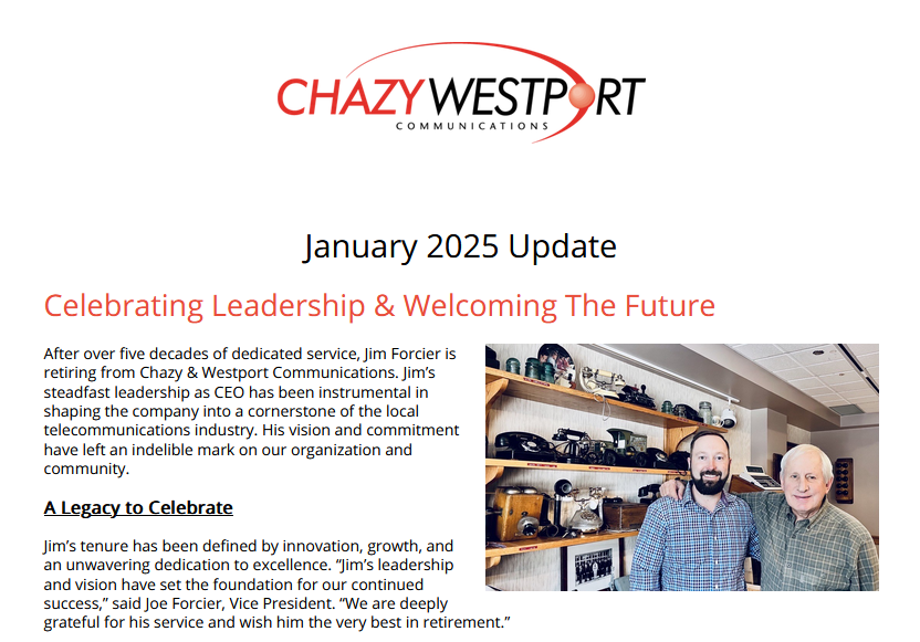 January Newsletter